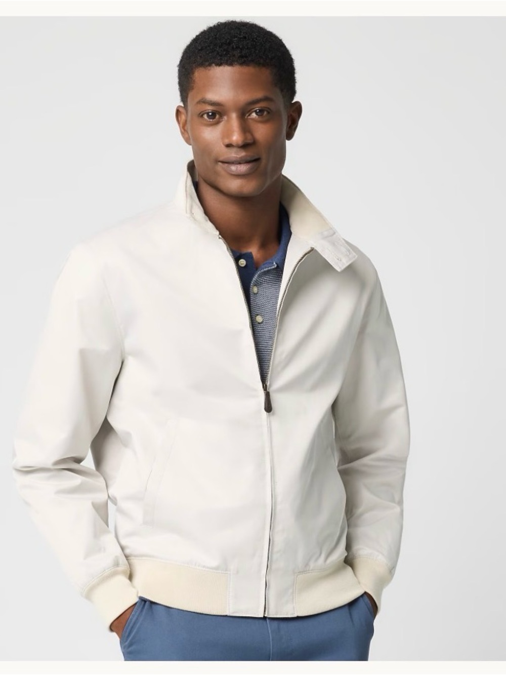 J. Crew Men's Cotton-blend Harrington jacket